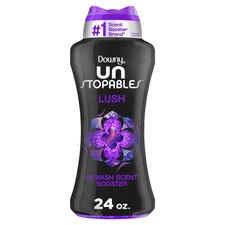 Downy Unstopables In-Wash Laundry Scent Booster Beads, Lush, 24 oz