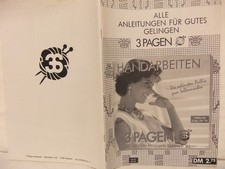 Handarbeiten 3 Pagen Collectionen Frühjahr Sommer 1991 Zeitschrift