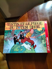 JEU COMPLET TINTIN ET LE PIEGE DU TOTEM DHOR NATHAN  (BC143)