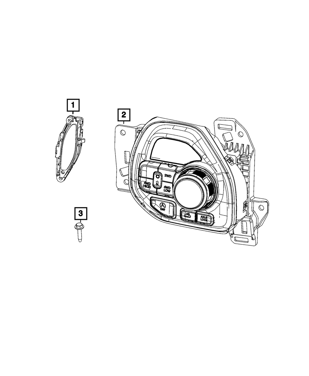 Genuine Mopar Shifter 68617355AC