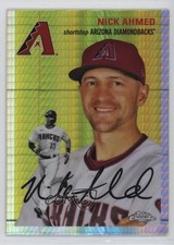 2023 Topps Chrome Platinum Anniversary Prism Refractor Nick Ahmed #181 v1x