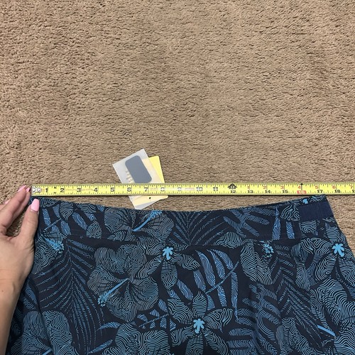 RipSkirt Hawaii Maui Moonlight Size M Long Dark Blue Hawaiian Floral - Picture 4 of 6