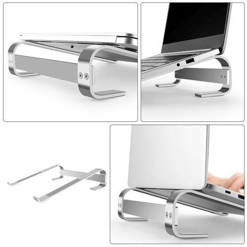 Laptopständer Aus Aluminium Tragbares Computergestell Laptop-Regal - Afbeelding 6 van 12