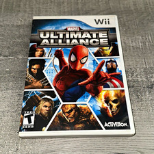 Activision Marvel: Ultimate Alliance Nintendo Wii T-Teen NTSC-U/C Disc & Case
