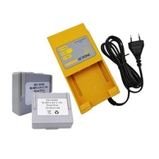 2x 2100mAh For HETRONIC Remote 68300900 Battery  Hetronic UCH-2 Battery Charger