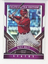 2015 Elite Extra Edition Status Purple Die Cut #64 Mikey White 038/150 Flat S/H