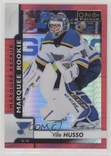 2017 O-Pee-Chee Platinum Marquee Rookies Red Prism 64/199 Ville Husso #186 p0r