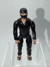 Vintage 1986 Remco Ninja Strike Force Black Ninja Action Figure Ultra Rare 80s