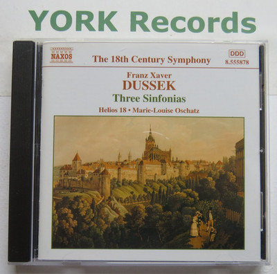 DUSSEK - Three Sinfonias MARIE-LOUISE OSCHATZ Helios 18 - Excellent Con CD Naxos