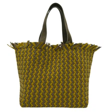 NAGHEDI | Havana Basketweave Palma Woven Tote Bag