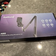 ZealSound Professional Recording Microphone Set Model A68S - WHITE