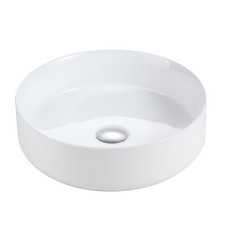 BB16-16A-101, Integrated White Ceramic Basin, Drain NOT Included