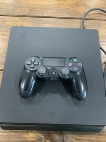 Sony PlayStation 4 Slim 500GB Gaming Console with Controller - Tested & Working 