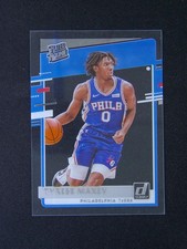 2020-21 Panini Clearly Donruss Tyrese Maxey #74 RC Rated Rookie