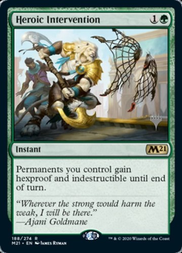 MTG Heroic Intervention - Promo Pack (M21), NM-Mint, English Promo Pack: Core Se