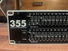 ART 355 Dual 31-Band Analog Graphic Equalizer Rackmount, High/Low-Pass Filter