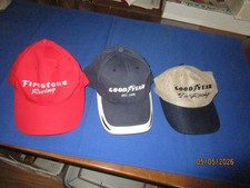 Goodyear and Firestone Auto Racing Cap Lot (3) never worn