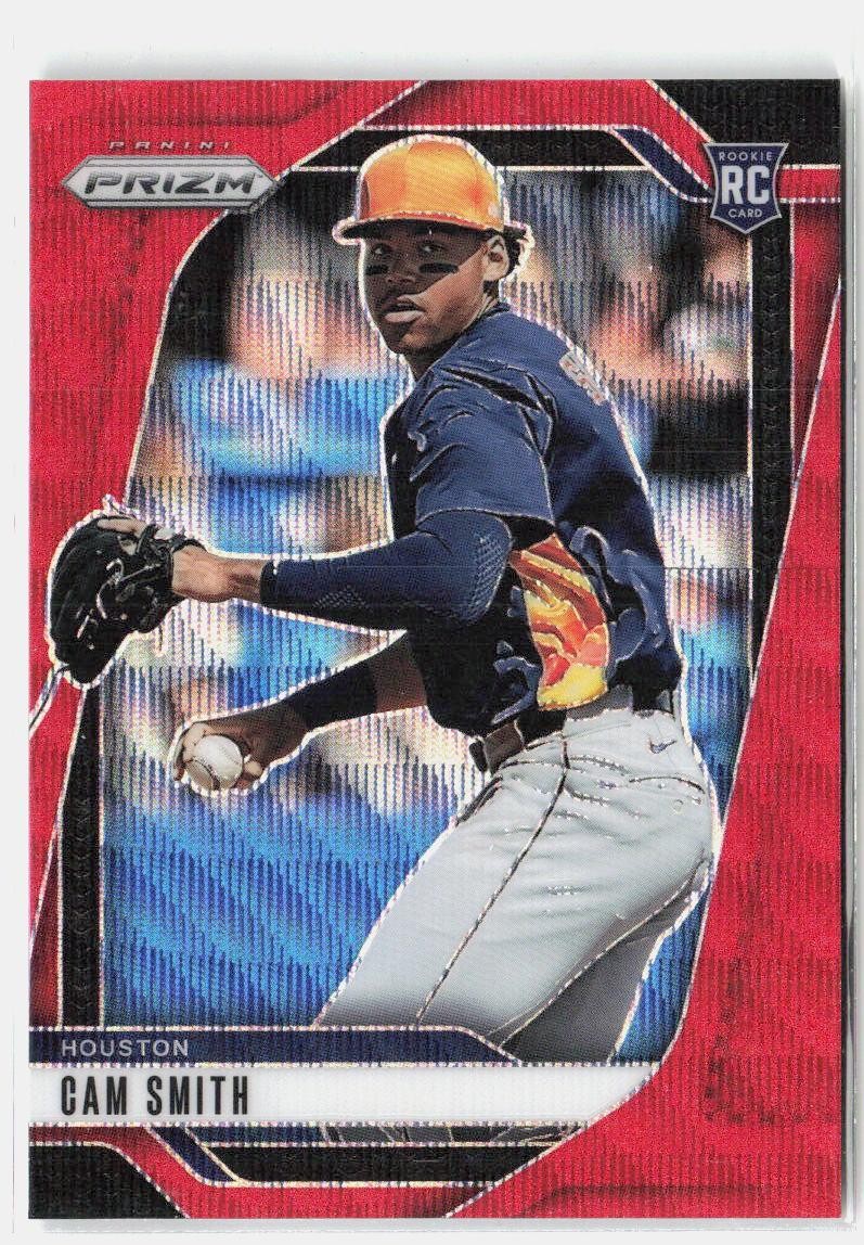 2025 Panini Prizm #263 Cam Smith Ruby Wave Prizm