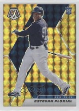 2021 Panini Mosaic Rookie Reactive Yellow Prizm Estevan Florial #247 0ky0