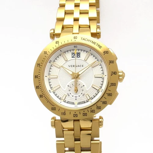 Orologio Gianni Versace V Race Sport Cronografo VAH030016 42mm Oro PVD