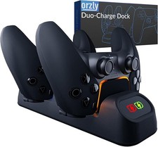 PS5 Controller Charging Station, DualSense PS5 Console Charging Twin Dock Pearl