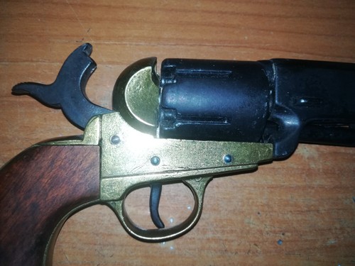 Replica Riproduzione antica pistola revolver western Colt SAA Navy 1860 Denix - Foto 2 di 7