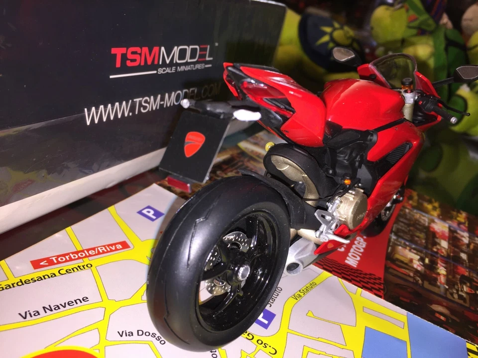 TSM MODEL TSMMC0001 1:12 DUCATI 1299 PANIGALE NEW SHIPPING WORLDWIDE RARE - Immagine 4 di 4