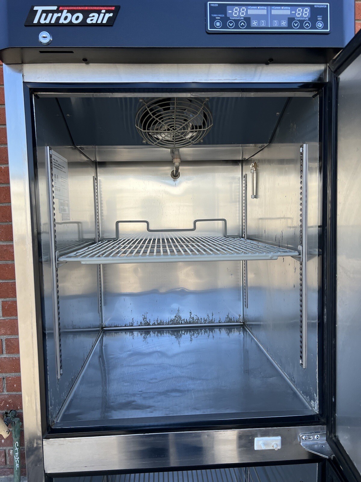 Turbo Air JRF19 Dual Temperature Refrigerator and Freezer Half Doors eBay