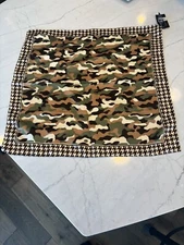 Cejon Neckerchief, NWT, Camo Houndstooth Print, WOW!!!