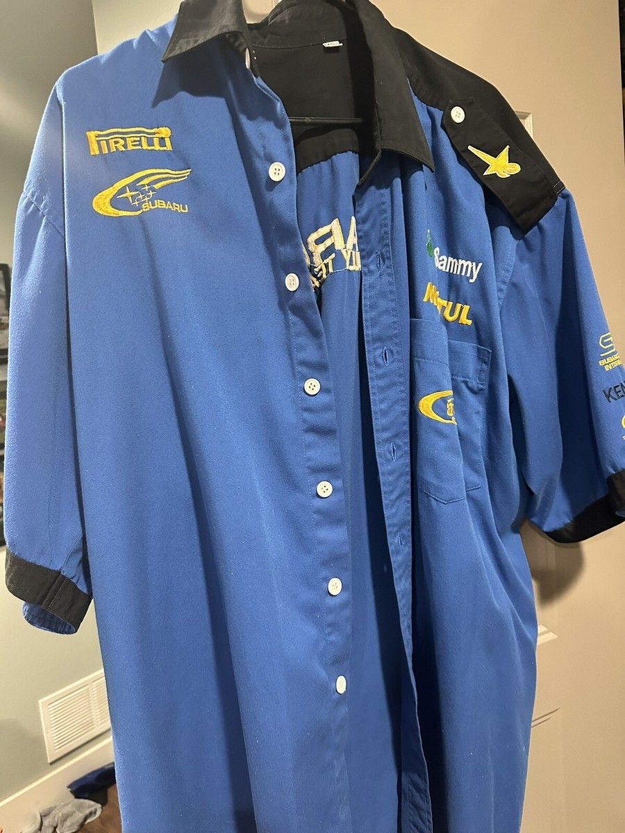 Very rare Subaru World Rally Team Button Sammy 555