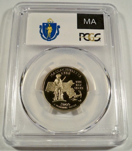 2000-S ALL 5 25c CLAD PCGS PR70DCAM QUARTERS PROOF WASHINGTON NH VA SC MD MA - Picture 10 of 11