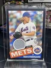 Noah Syndergaard 2020 Topps Retro 1985 Relic Black #'d/199 Card #85TR-NS