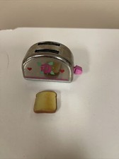 BARBIE TYCO KITCHEN LITTLES METAL TOASTER POPS UP/TOAST BAR1