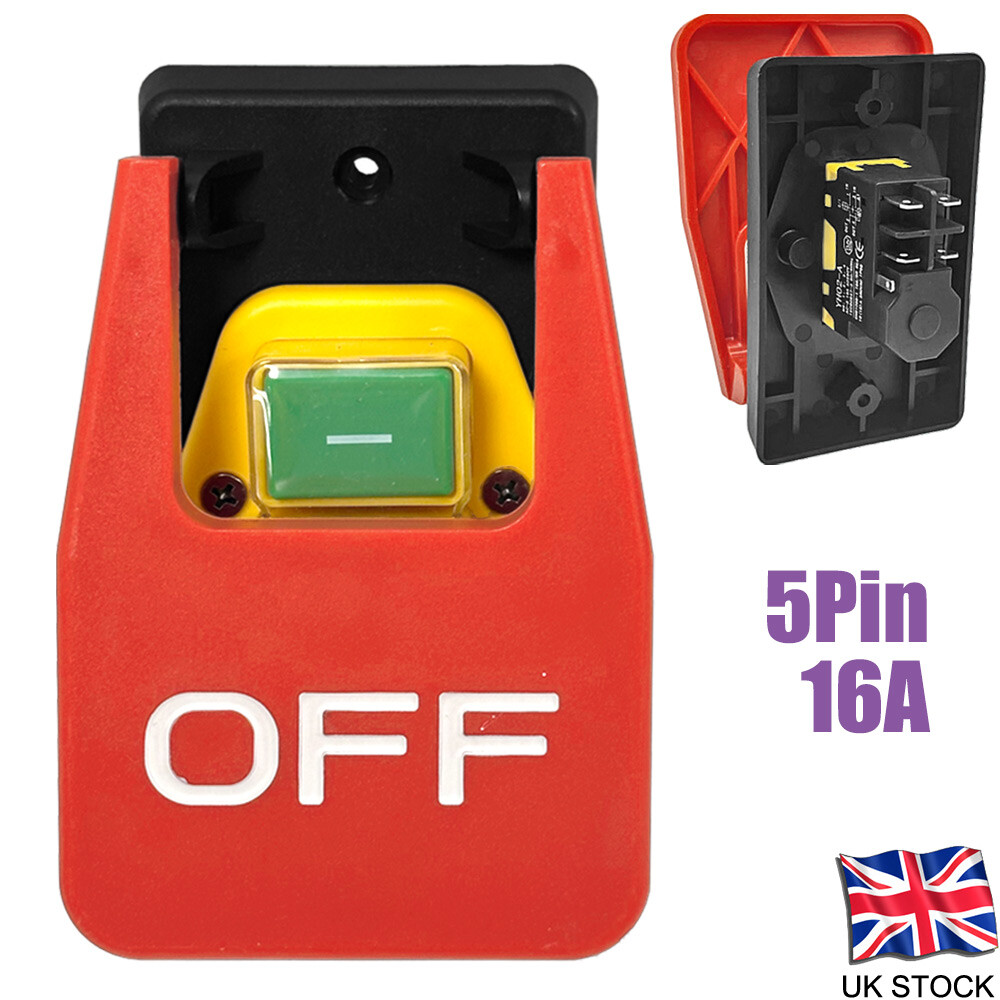 16A Emergency Stop Push Button Switch Electromagnetic Start Switch Button Switch