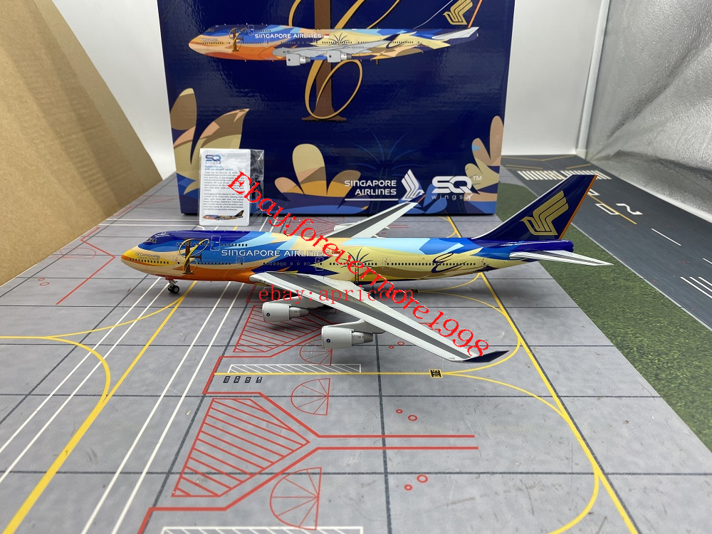 SQ Wings 1/200 Singapore Airlines B747-400 Alloy Aircraft