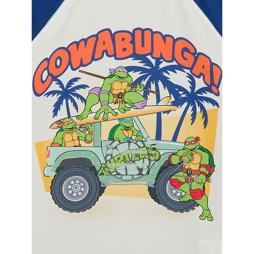 Teenage Mutant Ninja Turtles Swimsuit Rashguard Trunk Swim Set Boys 4 5 6 7 8 10 - Picture 3 of 7