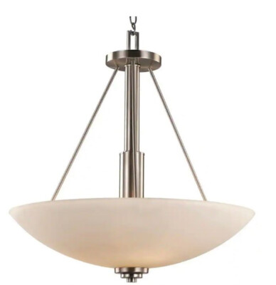 Trans Globe Mod Pod 2'' 3-Light Brushed Nickel Pendant w/ Frosted Glass Shade