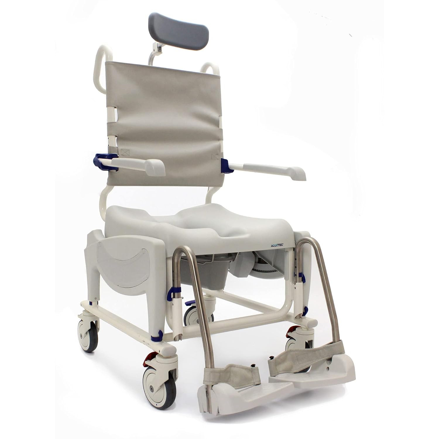 Reclining Rolling Shower Wheelchair with Commode - Ocean Erg