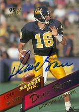 Dave Barr autographed Football Card (California) 1995 Superior Pix #67