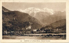 Servoz et le Mont Blanc - Neige