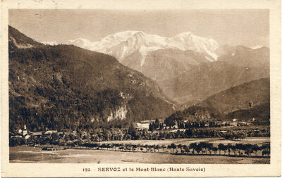 Servoz et le Mont Blanc - Schnee