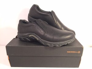 Merrell Mens Leather Jungle Moc Midnight Hiking Slip On Shoes Size 10 **Descript | eBay
