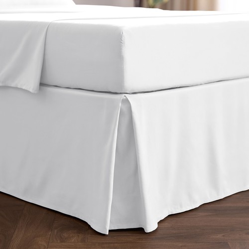 Mellanni Bed Skirt 15-Inch Tailored Drop Pleated Bed Frame and Box Spring Cover - Picture 9 of 92