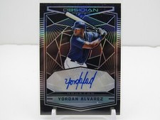 YORDAN ALVAREZ 2019 OBSIDIAN PRIZM AUTOGRAPH AUTO! HOUSTON ASTROS!!