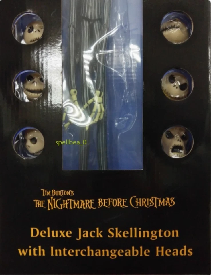 Pesadilla antes de Navidad Jack Skellington Figura Cabezas Calavera Muñeca 15" Regalo Foto 4 de 4