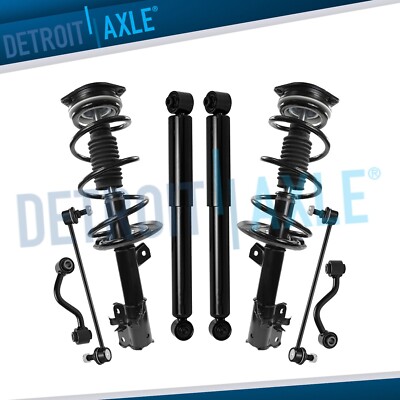 AWD Front Strut Rear Shock Sway Bar Suspension Kit for 2008 - 2012 Nissan Rogue