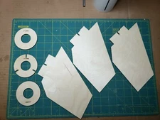 Estes Big Red Max to Patriot conversion kit - plywood fins and centering rings