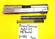 Bryco Jennings Model 59 In 9 Mm Gun Repair Parts Slide Barrel Recoil Sp 24-483