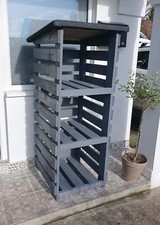 Garden recycling bin/box  storage rack with felt roof. Free Local Delivery 