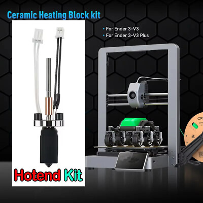 gehärtetem Stahl Düse Upgrade Heating Hotend Kit für Creality Ender 3 V3/V3 Plus